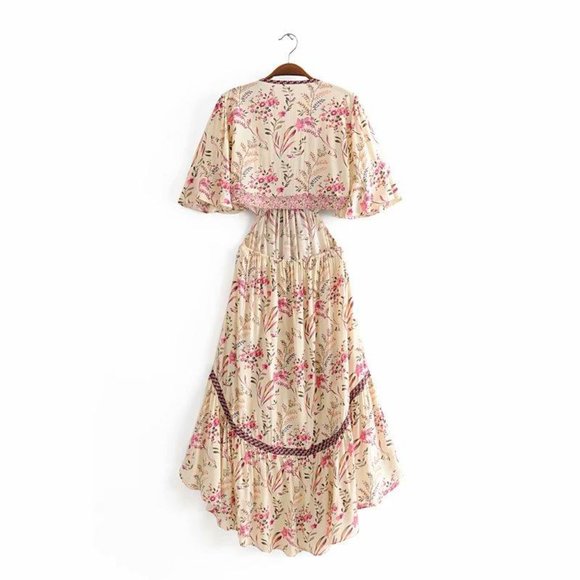 New Boho Summer Floral Maisie Bambi Dress Gown - Picture 11 of 13